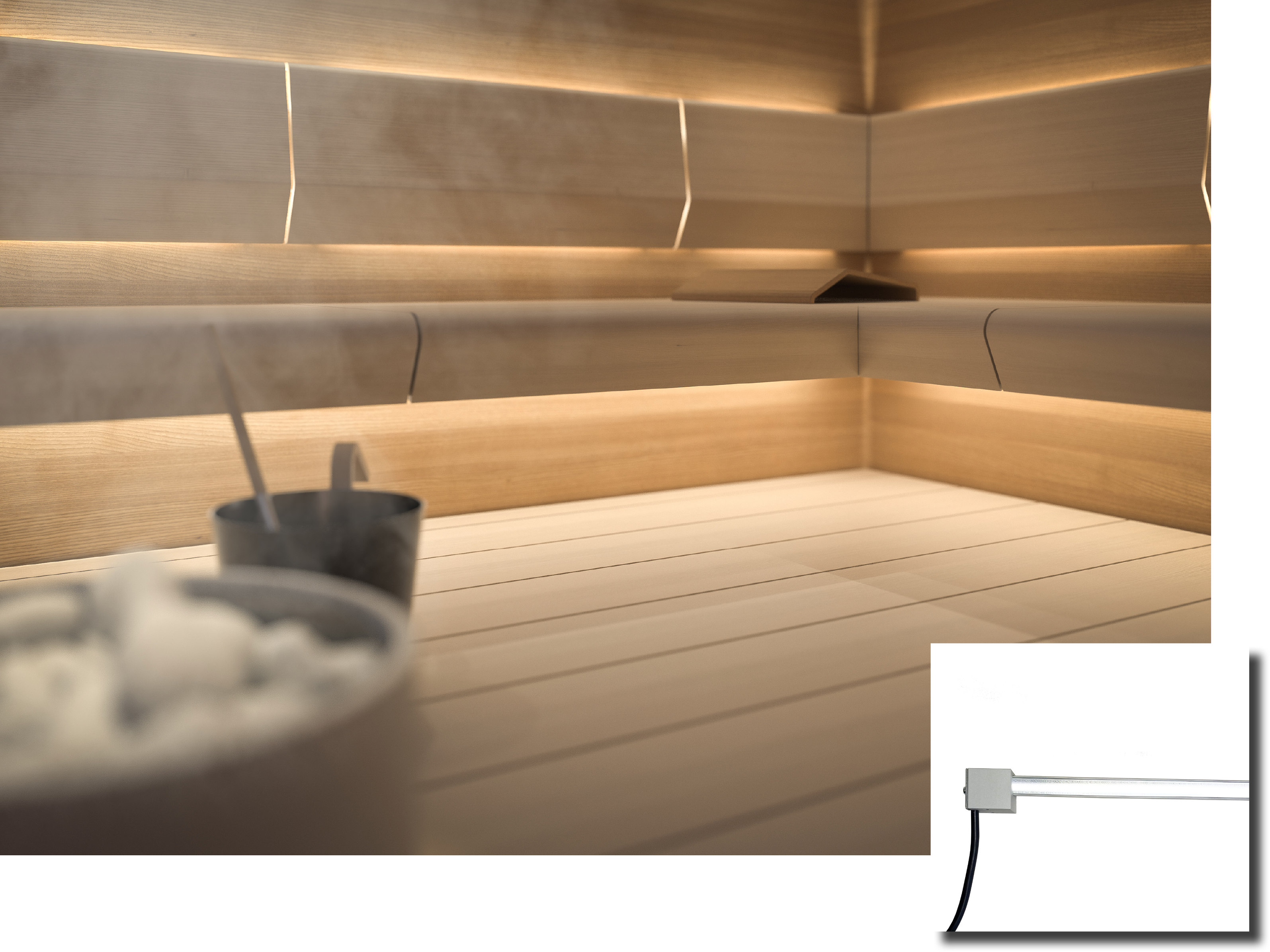 Sauna Linear LED 2M - Cariitti