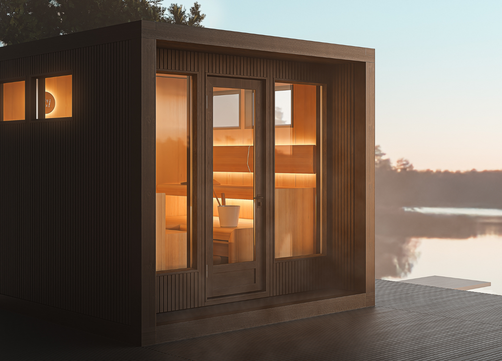 TAIVE Outdoor – Moderni ulkosauna kotimaisista materiaaleista